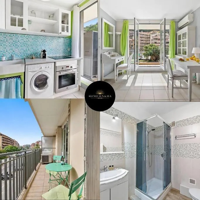Le Landelle - Centre- Climatisation -Proche Gare Sncf Apartment Menton 0*,  France